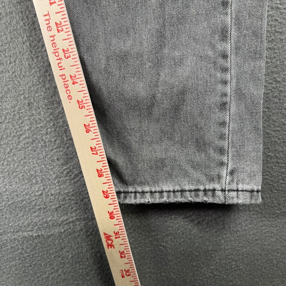 Vintage Levis 550 Jeans Men 36x32 Gray Relaxed Fit 92 Distressed *Crotch Hole - Picture 5 of 14